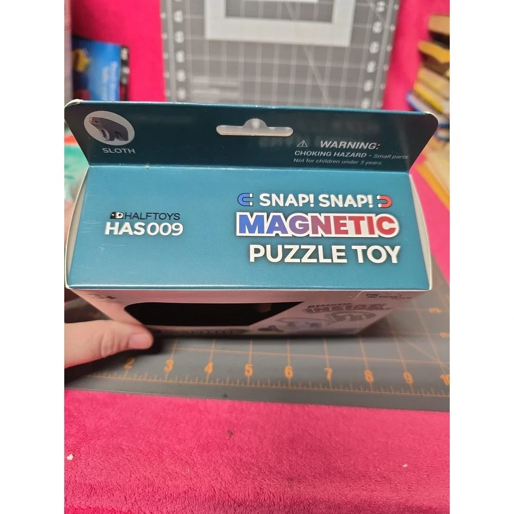 Tri Action Toys Sloth Magnetic & 3D Puzzle Toy Halftoys Play & Education New